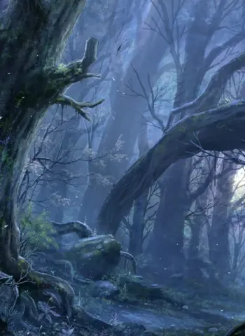 Дремучий лес арт темный