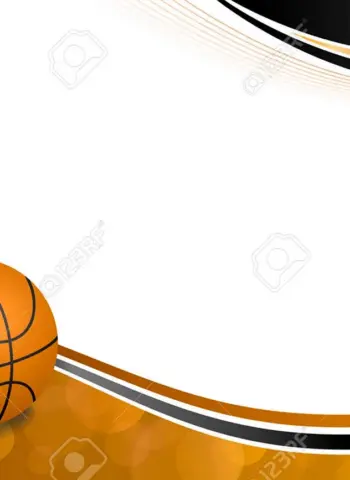 Рамка с баскетбольными мячами