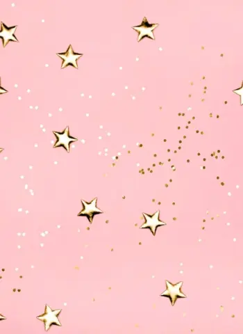 Розовый фон со звездочками